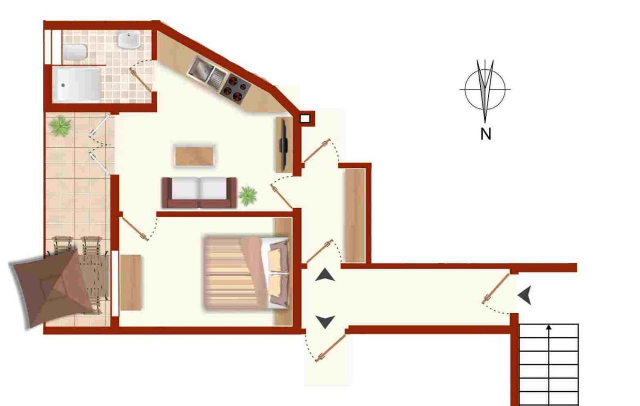 Apartment Novak Vir Luaran gambar